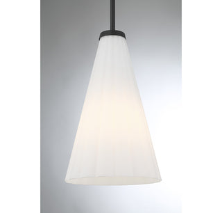 Bristol One Light Pendant in Matte Black