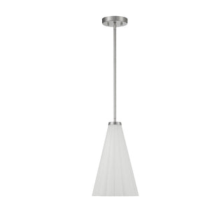 Bristol One Light Pendant in Satin Nickel