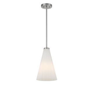 Bristol One Light Pendant in Satin Nickel