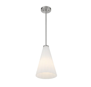 Bristol One Light Pendant in Satin Nickel