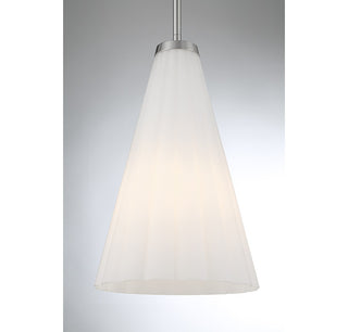 Bristol One Light Pendant in Satin Nickel