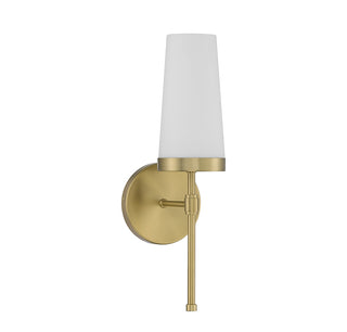 Haynes One Light Wall Sconce in Warm Brass
