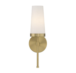 Haynes One Light Wall Sconce in Warm Brass