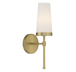 Haynes One Light Wall Sconce in Warm Brass