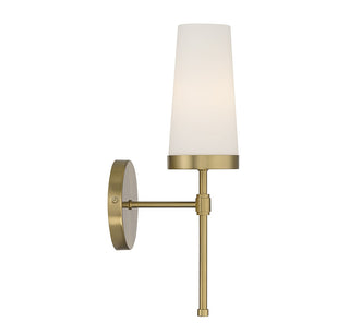 Haynes One Light Wall Sconce in Warm Brass