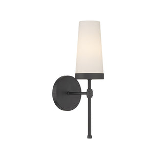 Haynes One Light Wall Sconce in Matte Black