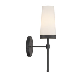 Haynes One Light Wall Sconce in Matte Black
