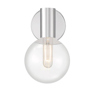Wright One Light Wall Sconce in Chrome