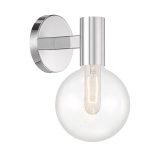 Wright One Light Wall Sconce in Chrome