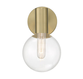 Wright One Light Wall Sconce in Warm Brass