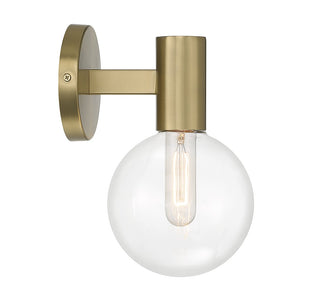 Wright One Light Wall Sconce in Warm Brass