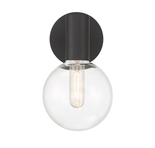Wright One Light Wall Sconce in Matte Black