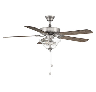 52" Ceiling Fan in Brushed Nickel