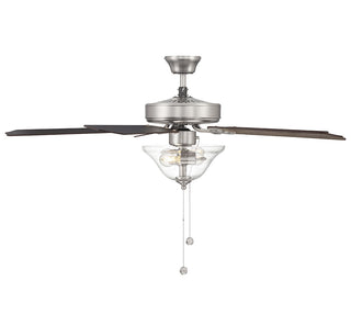 52" Ceiling Fan in Brushed Nickel