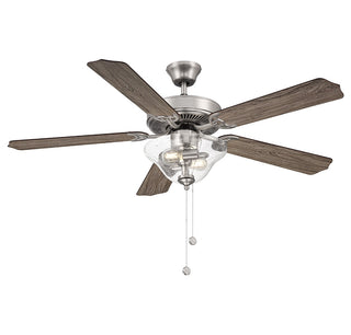 52" Ceiling Fan in Brushed Nickel