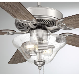 52" Ceiling Fan in Brushed Nickel