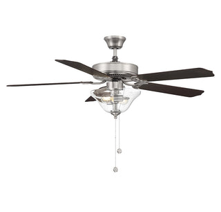 52" Ceiling Fan in Brushed Nickel