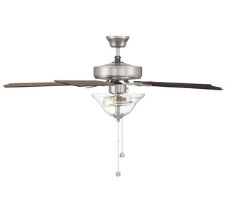 52" Ceiling Fan in Brushed Nickel