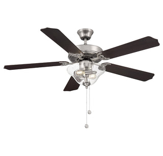 52" Ceiling Fan in Brushed Nickel