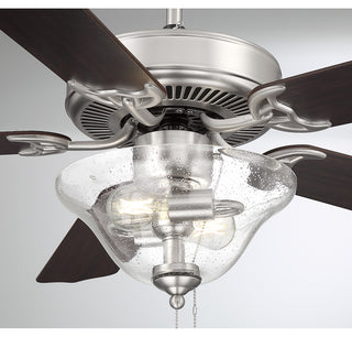 52" Ceiling Fan in Brushed Nickel