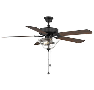 52" Ceiling Fan in Matte Black