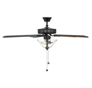 52" Ceiling Fan in Matte Black