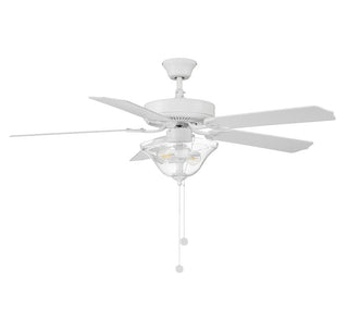 52" Ceiling Fan in Bisque White