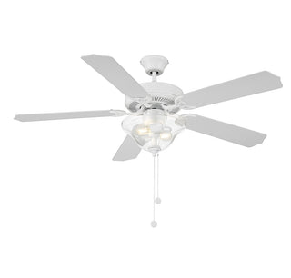 52" Ceiling Fan in Bisque White