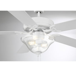 52" Ceiling Fan in Bisque White