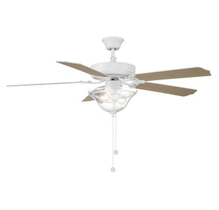 52" Ceiling Fan in Bisque White