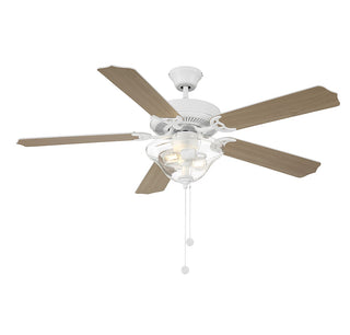 52" Ceiling Fan in Bisque White
