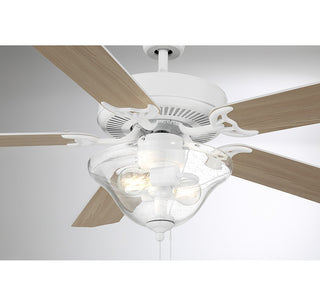 52" Ceiling Fan in Bisque White
