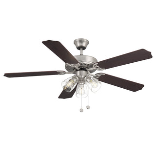 52" Ceiling Fan in Brushed Nickel