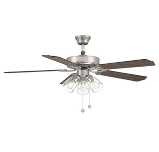 52" Ceiling Fan in Brushed Nickel
