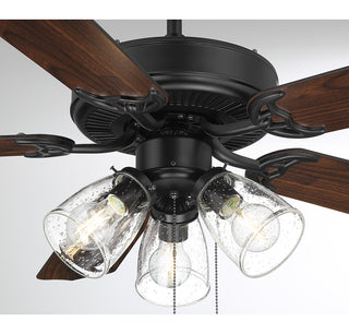 52" Ceiling Fan in Matte Black