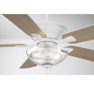 52" Outdoor Ceiling Fan in White