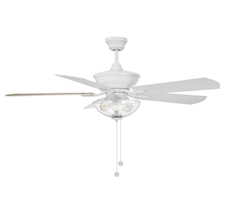 52" Outdoor Ceiling Fan in White