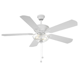 52" Outdoor Ceiling Fan in White