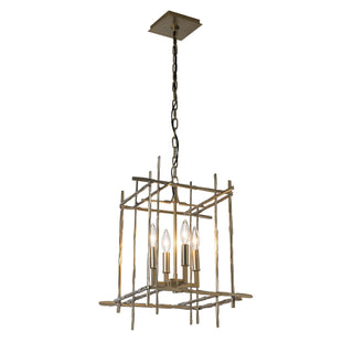 Tura Tura 4-Light Small Chandelier in Modern Brass
