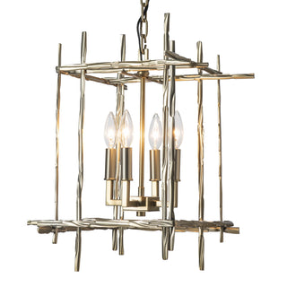 Tura Tura 4-Light Small Chandelier in Modern Brass