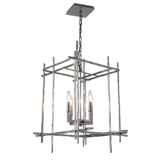 Tura Tura 4-Light Medium Chandelier in Sterling