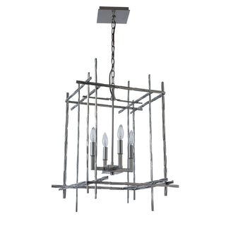 Tura Tura 4-Light Medium Chandelier in Sterling