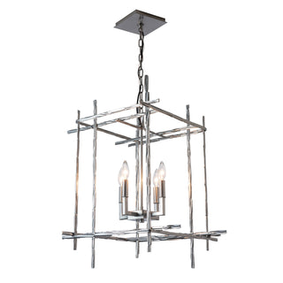 Tura Tura 4-Light Medium Chandelier in Sterling