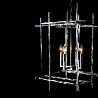 Tura Tura 4-Light Medium Chandelier in Sterling