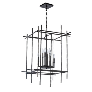 Tura Tura 8-Light Large Chandelier in Oil Rubbed Bronze