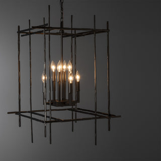 Tura Tura 8-Light Large Chandelier in Oil Rubbed Bronze