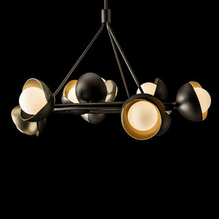 Brooklyn Brooklyn 9-Light Double Shade Ring Pendant in Oil Rubbed Bronze