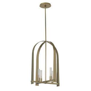 Triomphe Triomphe 4-Light Pendant in Modern Brass