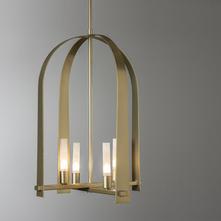Triomphe Triomphe 4-Light Pendant in Modern Brass