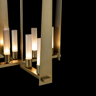 Triomphe Triomphe 8-Light Pendant in Modern Brass